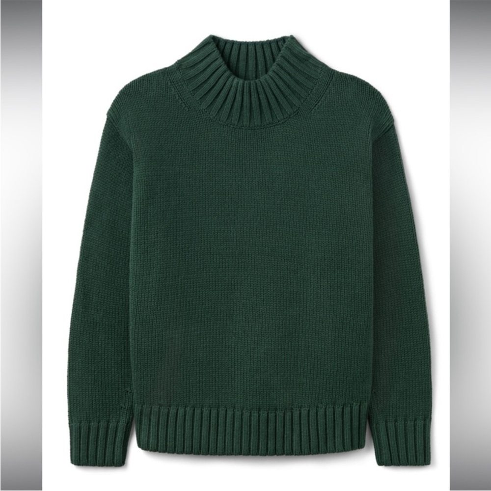 Cabi Duo Pullover Green Women's Sweater - Picture 3 of 7